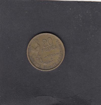 Beschrijving: 20 Francs 4 Feather